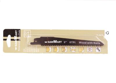 Reciprocating saw blade WD606B 150mm 6T/10T  for wood and metal material