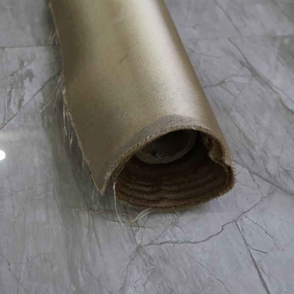 Fire Proof  Heat Treated Fiberglass Cloth E-Glass Yarn Type Twill Woven