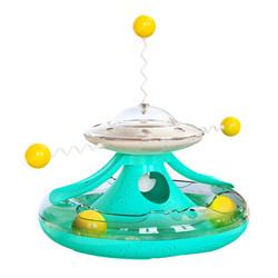 Wholesale Cat Turntable Track Ball Windmill Leaking Food Cat Toy Funny Cat Stick
