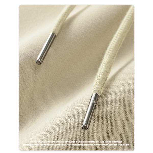 350G-700G Cotton French Terry Fleece Hooded Sweatshirt Men'S Oversized Loose Drop Shoulder