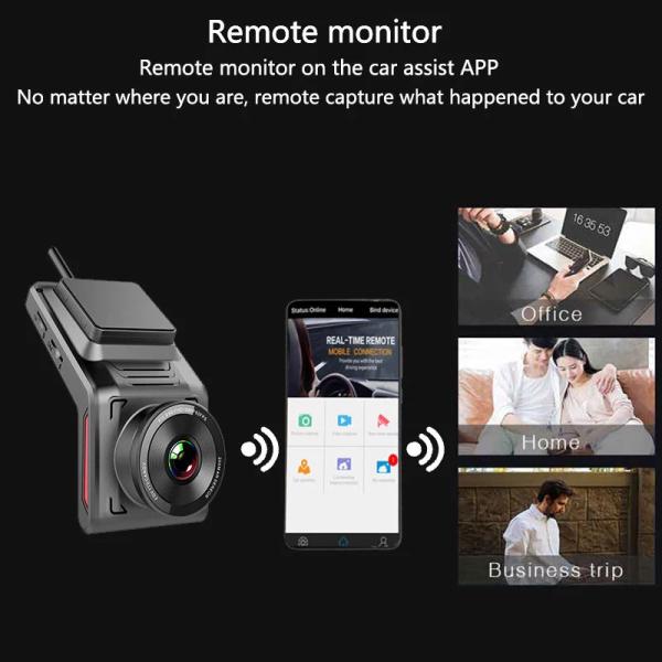 Сверхтонкий автомобильный видеорегистратор 4G с видеорегистратором WDR Full HD1080p