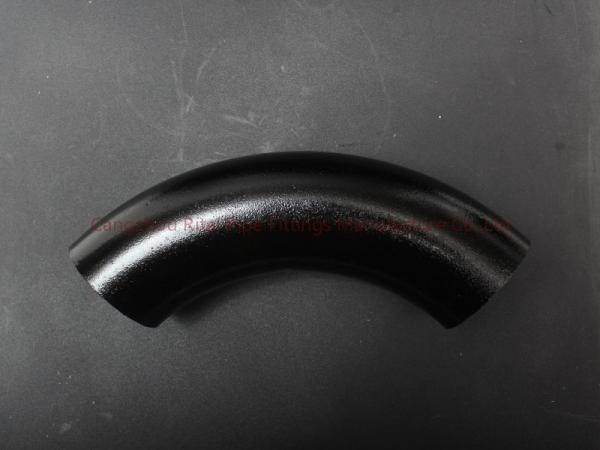 Aço carbono das curvaturas de tubulação de A420 WPL6 3D 180 30 45 60 carbono soldado extremidade de 90 graus