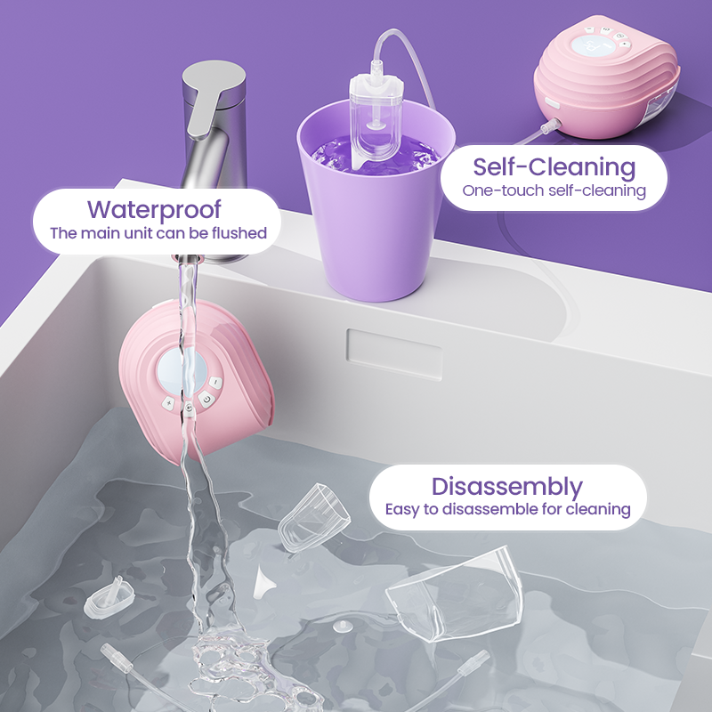 Ergonomic Battery Operated Snot Sputum Phlegm Extractor Quick Cleaning
