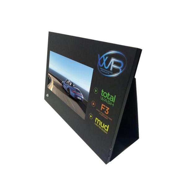Custom print design HD screen video advertising player, desktop video display for retails