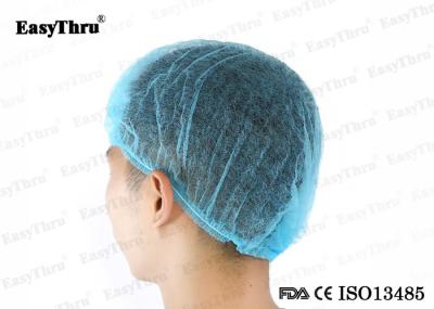 Nonwoven Medical Bouffant Caps Elastic Multipurpose Practical