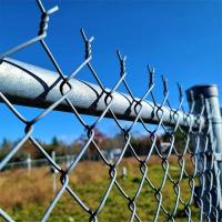 4mm Diamante Galvanizado Chain Link vedação 60 * 60mm abertura de malha