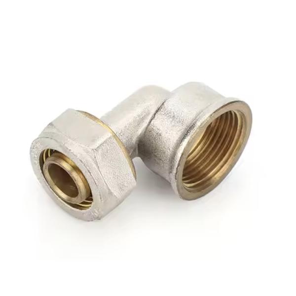 NSF 61 Сертифицированная латунь Женские фитинги для локтев PEX Фитинги для локтев 16-32MM Женские нитки PEX Фитинги для сжатия