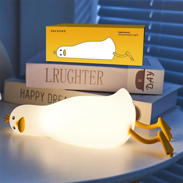 3500K Cute Silicone Duck Lamp LED Baby 7 Colors Kids Night Lamp