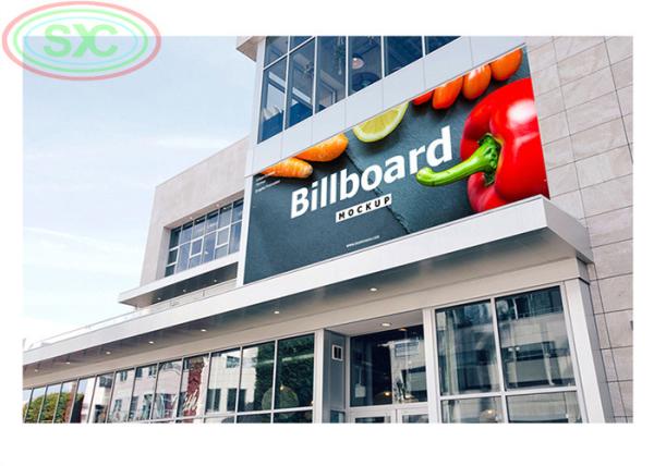 Écran fixe de l'intense luminosité P 6 extérieurs polychromes LED monté sur le mur pour la publicité