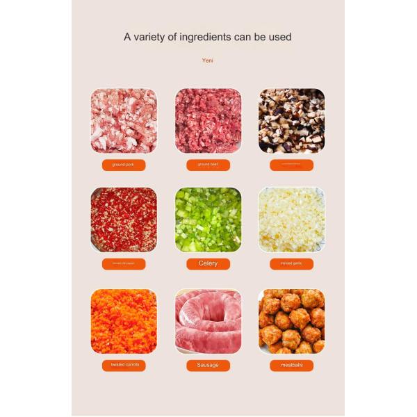 Multi-function Vegetable Cutter and Meat Chopper 3.6 KG Household Electric Meat Grinde