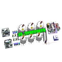 Linha de processamento capacidade do leite do UHT do SUS 304 de 1000-100000LPH 12 meses de garantia