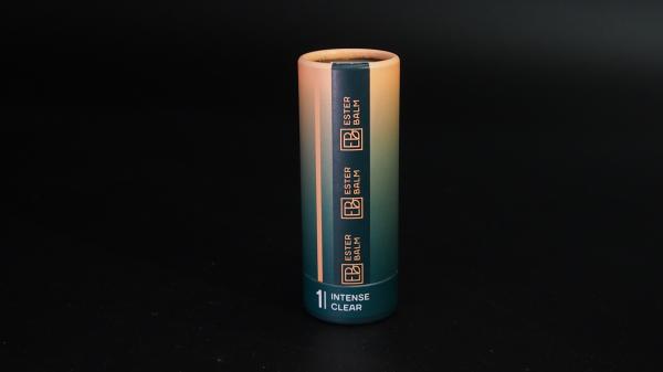 Cylinder Empty Lip Balm Pots Food Grade Matte Lamination Rolled Edges