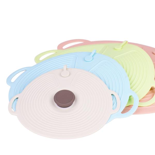 Silicone Food Pot Cover Protection, Suction Silicone Pot Cover With Air Holes