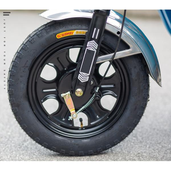 Solar Panel Electric Tricycle Adults with Max Speed 25-35km/h and 48v/60v-20A Battery