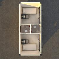 BOX SPACE Prix bon marché Atelier de 20 pieds Maison de conteneurs préfabriquée avec cuisine, maisons modulaires portables avec décorations