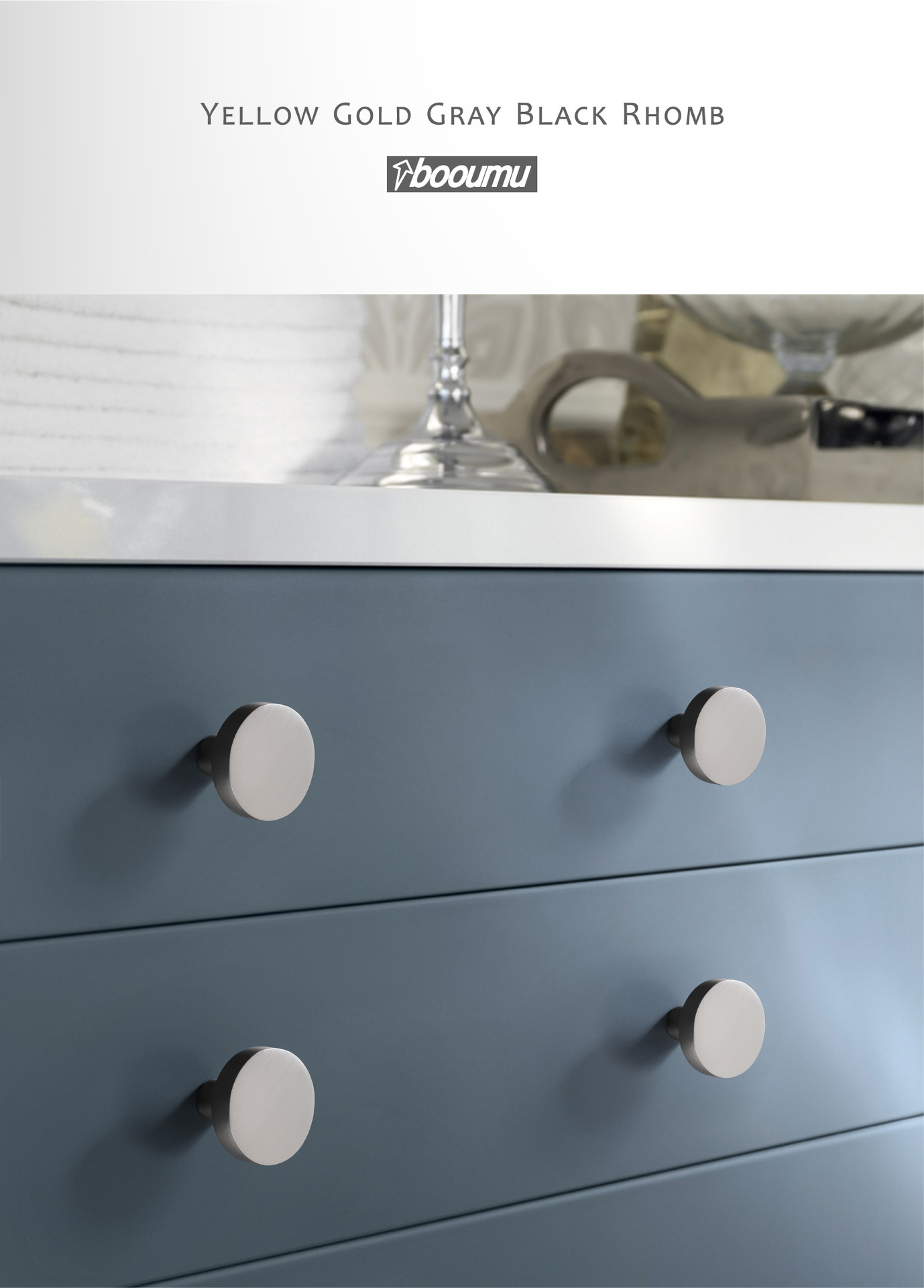 Modern Minimalist Light Luxury Aluminum 24mm Height Single Hole Handle for Dresser Wardrobe Cabinet Drawer-Easy Installation