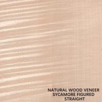 Le quart figure naturel de placage en bois de sycomore de l'Europe a coupé l'épaisseur 0.5mm de grain droit pour la mort et le Cabinet