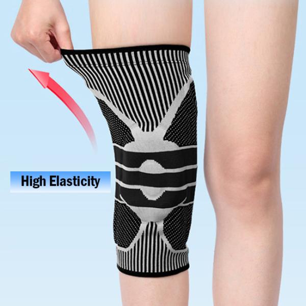 Deportes Compresión Apoyo de rodilla elástico Equipo de protección Deportes Codo Rodilla almohadillas