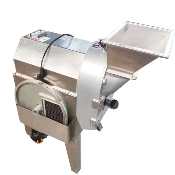304 SUS Máquina de corte de cubo de cenoura de alho, gengibre, batata doce e cenoura