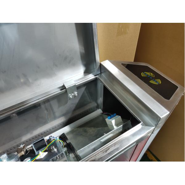 Two Motors Double Lane Channel Wing Flap Turnstile Gate