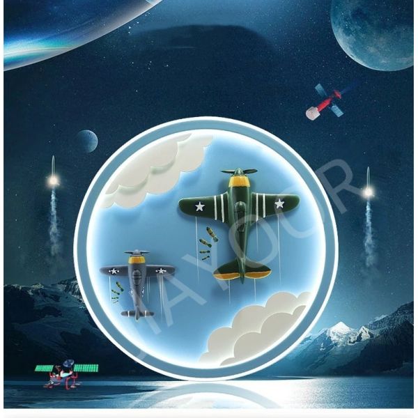 Home Decoration Lighting Modern Lighting Lustre Indoor LED Children Room airplane ceiling light(WH-MA-298)