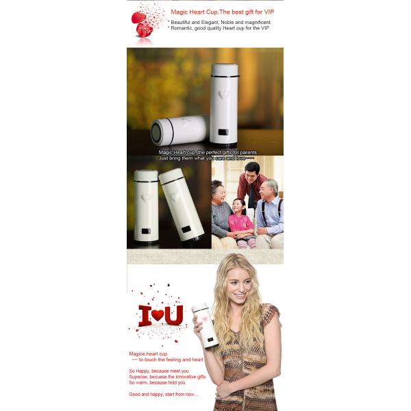 Novelty Popular Water Bottles Different Color Indicator 6-8 Hours Warm Keeping