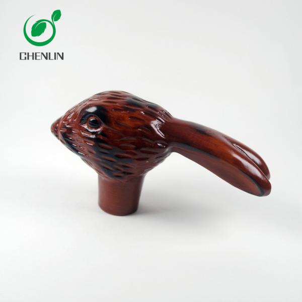 OEM ODM Mens Umbrella Wooden Handle With Black Walnut Material