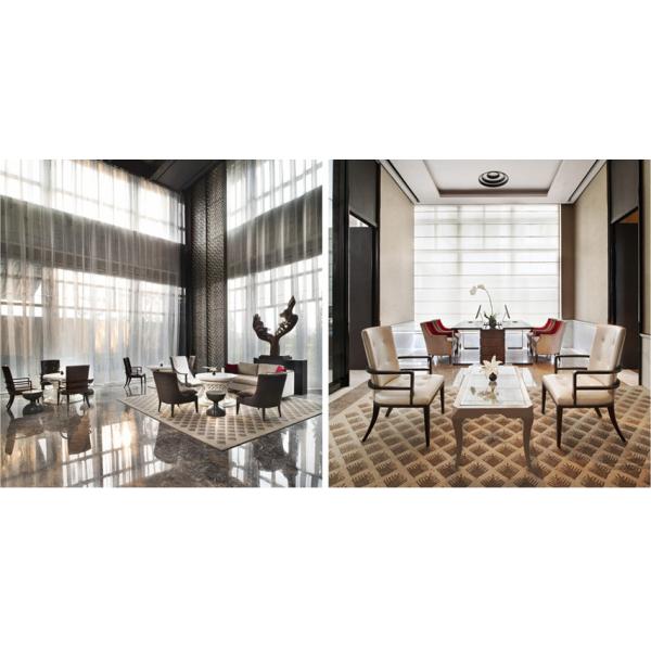 Résistant à l'usure Meubles d'hôtel modernes Packages de chambre à coucher Ensemble de métal en bois massif