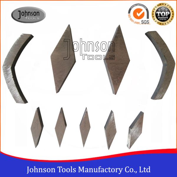 Segmentos del diamante de la forma del Rhombus para el OEM del hormigón/del asfalto aceptado