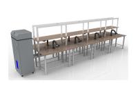 Solder Fume Extraction System , Multi - Position Portable Fume Extractor