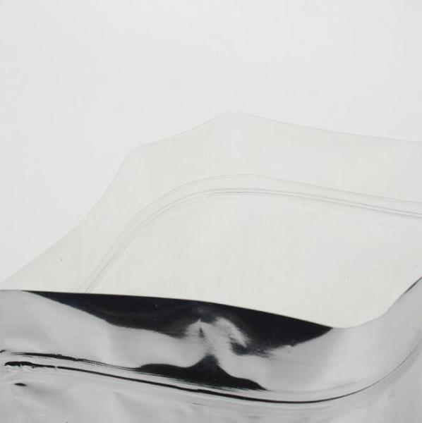 Front Clear Plastic Bag Aluminum Foil Standing Up Pouch Custom Plastic Zipper Bag