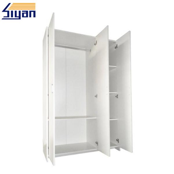 Custom Made Bedroom Wardrobe Doors Solid Color With 760*50*180CM Size