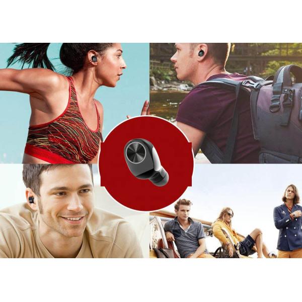 Automatic Pairing Bluetooth Stereo Earphone , Smatphone Wireless Music Earphone