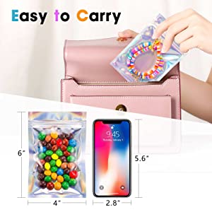 Multiple Uses Samll Pouch, Sample Bags For Party Supplies, False Eyelashes, Cosmetics, Jewellery