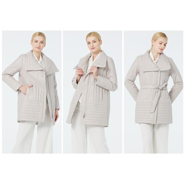 Опустошенный дизайн Большие лапель на женщине Потерявшийся куртка Маленький случайный пиджак стиральная машина