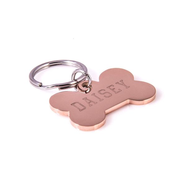 Customized Bone Shaped Enamel Dog Name Tag Funny Dog Tags,Stainless Steel Funny Pet Tag,Deeply Engraved Dog Collar Tag,Pet Cat Collar Charm Gift For Cats Owner Dog Lover