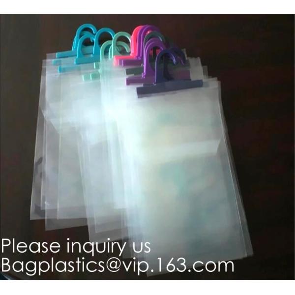 Hair Extension Hanger Bags For Hair Extensions Hair Extension Bag Storaging Bag,snap closure plastic hook hanger bags