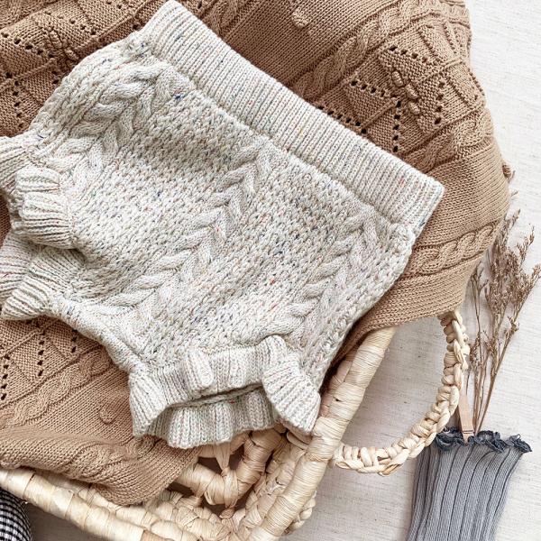 Winter Kids Toddler Girl Pants Children Baby Short Pants Knitted Leggings Baby Knitted Shorts