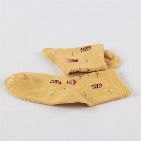 2015 Hot selling christmas santa claus design cozy winter cotton terry socks for baby