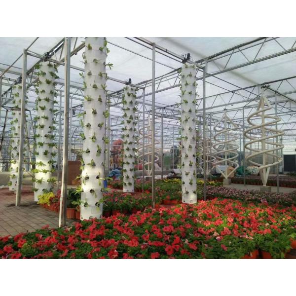 Indoor Hydroponic tower Systems Home Vertical Garden Tower with Led Light Vertical Tower