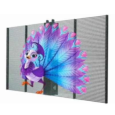 500*1000 TRA-M Indoor Transparent LED Screen Display Easy Installation in Shopping Mall