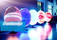 Los paneles de exhibición llevados flexibles de la pantalla LED esférica P4.8 con ángulo de visión 140°