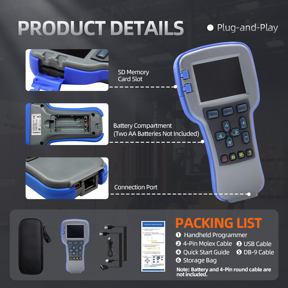 Find similar icon Construction Machinery Parts Aftermarket 1313-4431Handheld Programmer Diagnostic Tool for Curtis Controller
