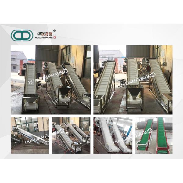 PVC Carbon Steel Belt Conveyor Mechanical Transportation Equip High Heat Resistant