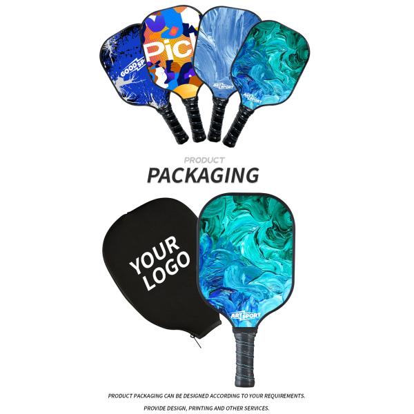 USAPA Game Practice Fiberglass Pickleball Paddle with Lightweight PP Honeycomb Core