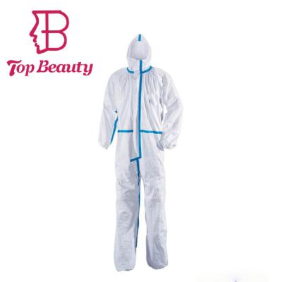 Chemical Industrial Disposable Protective Suit Disposable Microporous Film Coverall