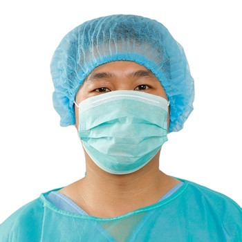 Disposable Non Woven Doctor Pp Bouffant Cap Hair Cover For Restaurant