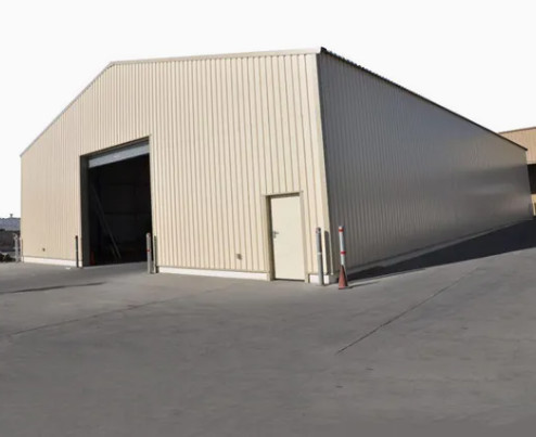Bolt Connection Gable Designed Steel Roofing Prefabricated Steel Structural Warehouse