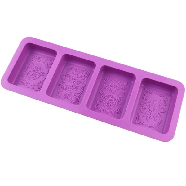 1 Piece SHUXIN YZ-66 Square Silicone Cake Molds Eco-Friendly Disposable for Soap Candle Resin Crafting High Temperature