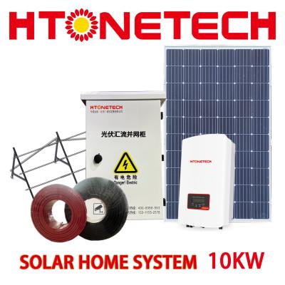 Sistema Solar para Casa 10kw Freezer Solar Completo Off-Grid Pagamento à medida que você vai Iluminação Economia de energia elétrica doméstica